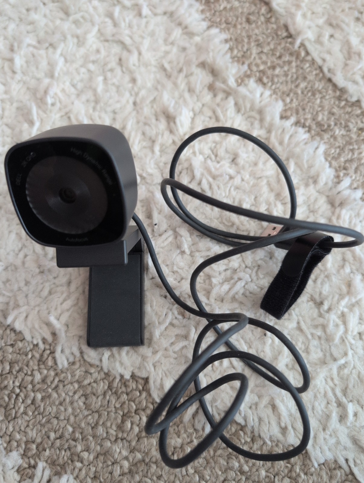 Dell WB3023t 2K QHD 1440p USB Webcam with Built-In Microphone Black