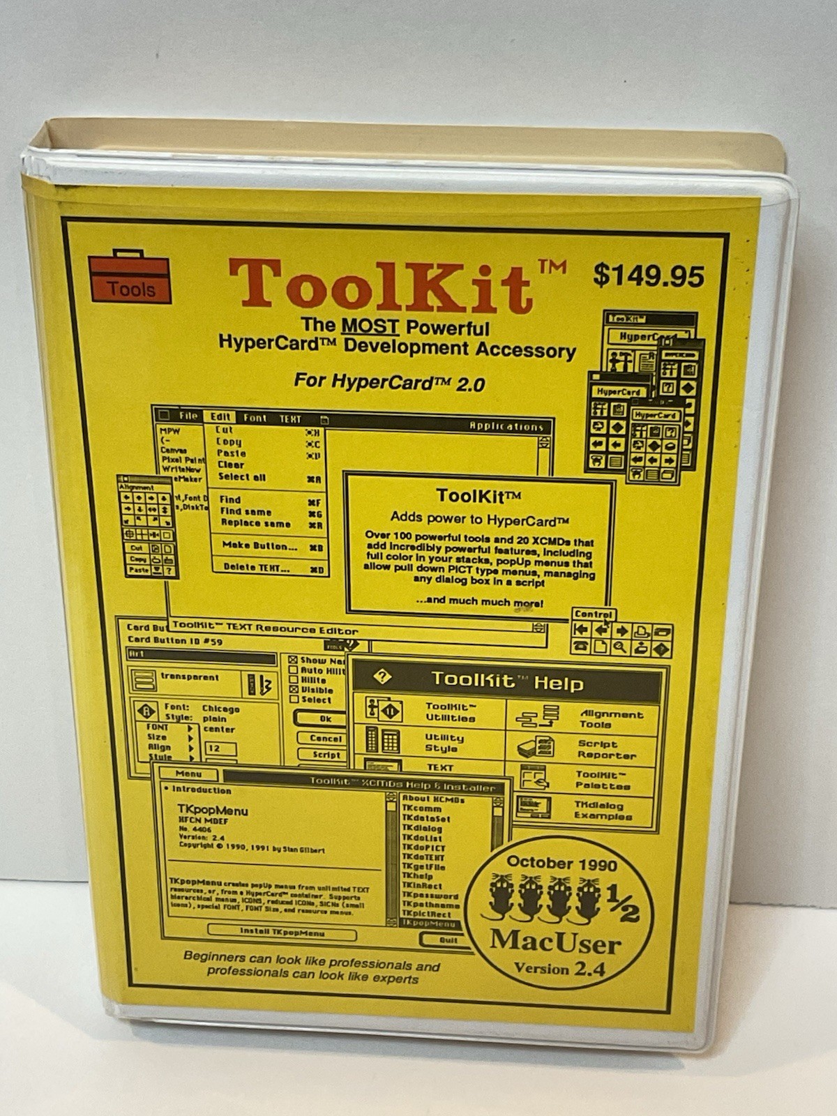 Vintage Macintosh Software Toolkit HyperCard Development Accessory KOHTEC INC