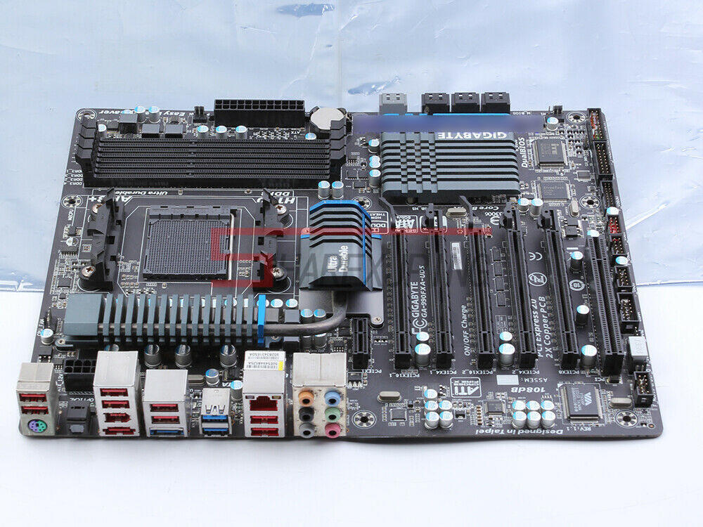 1pc Used GA-990FXA-UD5 AM3+ 990FX DDR3 ATX USB3.0