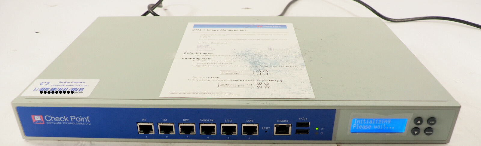 Checkpoint U-20 Network Security Appliance Firewall