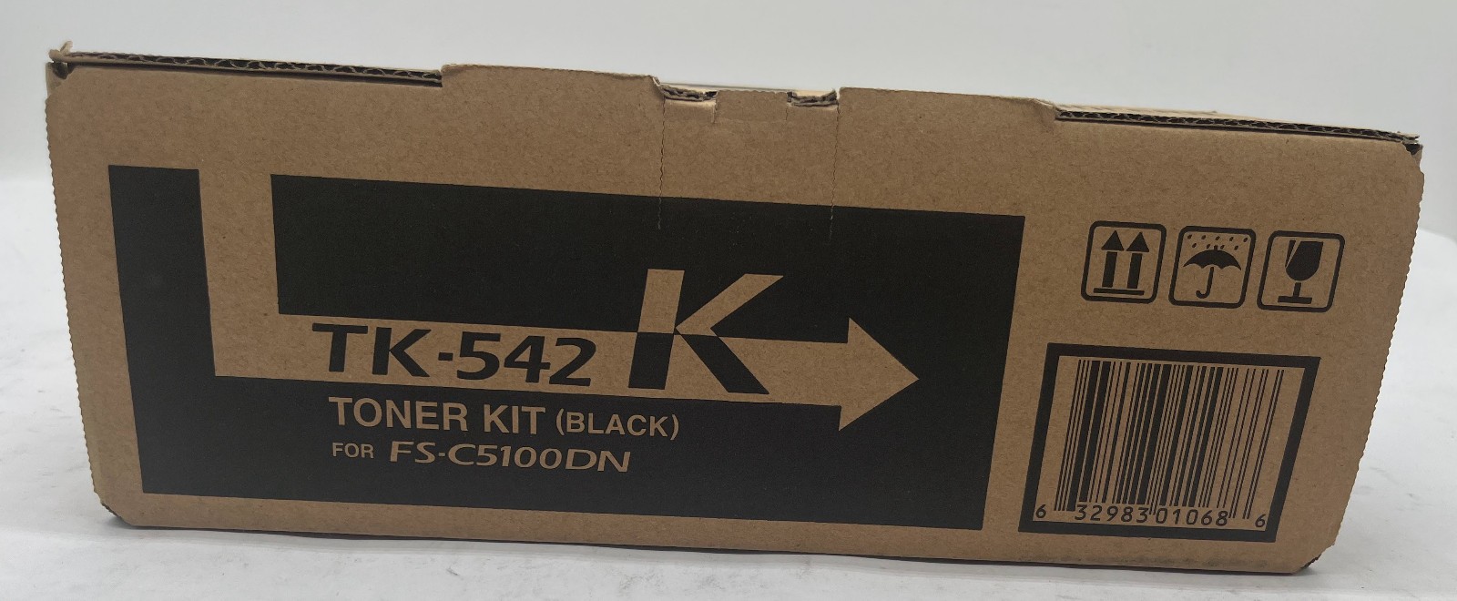 Genuine Kyocera Mita TK-542K (1T02HL0US0) Toner Cartridge, Black, OEM