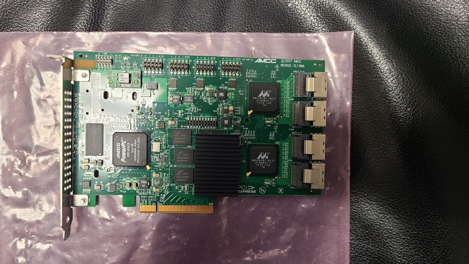 3Ware AMCC 9650SE-16ML PCIe x8 16-Port SATA II (3.0Gb/s) RAID Card Avid-XT