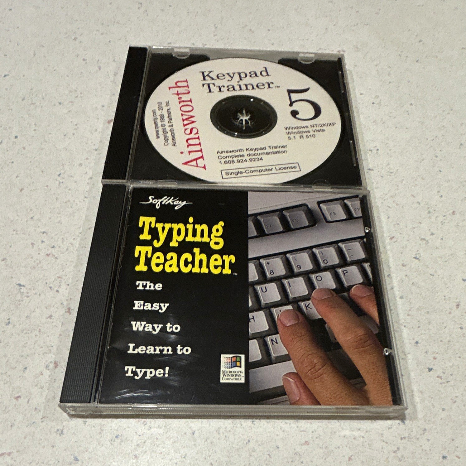 SoftKey Ainsworth Keypad Trainer 5.1 Typing Teacher CD English Windows 1 PC