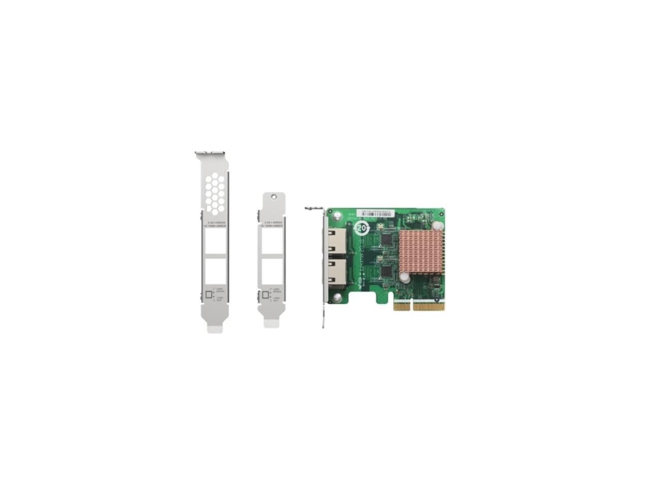 QNAP QXG-2G2T-I225 Dual Port 2.5GbE 4-Speed Network Card