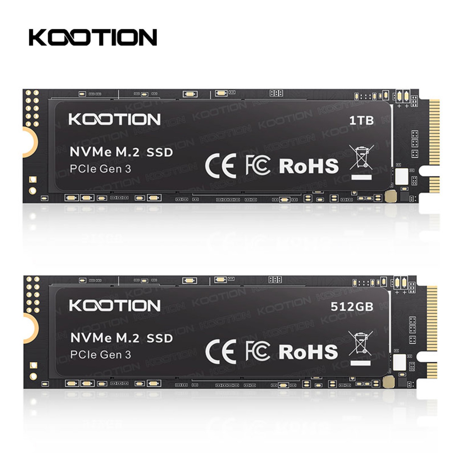 128GB/256GB/512GB/1TB M.2 SSD NVMe PCIe3.0 Internal Solid State Drive