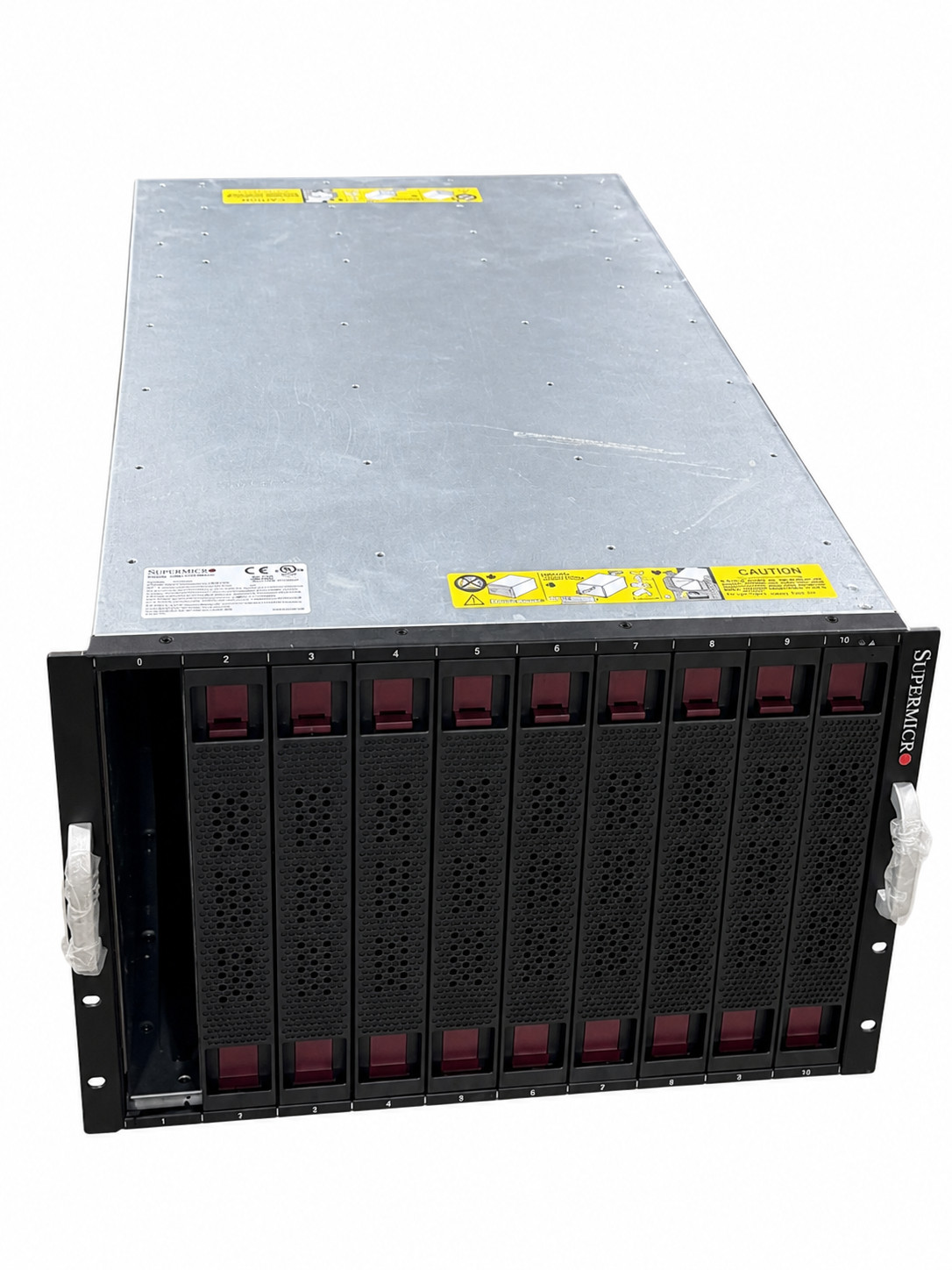 Supermicro SBE-710E-R75 7U SuperBlade Enclosure Chassis w/ 8x PWS-2K53-BR PSU