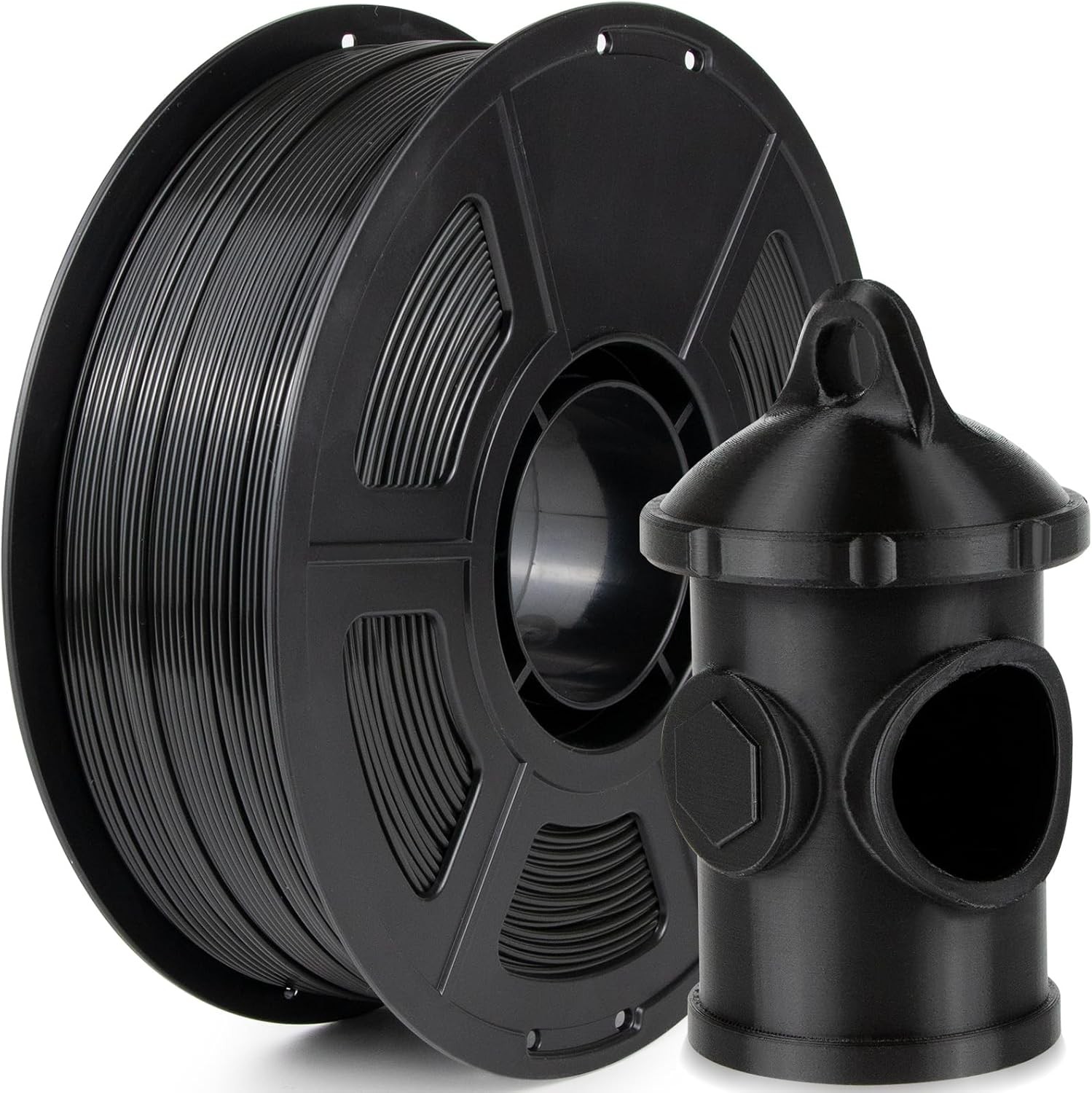 iSANMATE ASA Filament 1.75mm Black 1KG, UV & Weather Resistant 3D Printer Filame