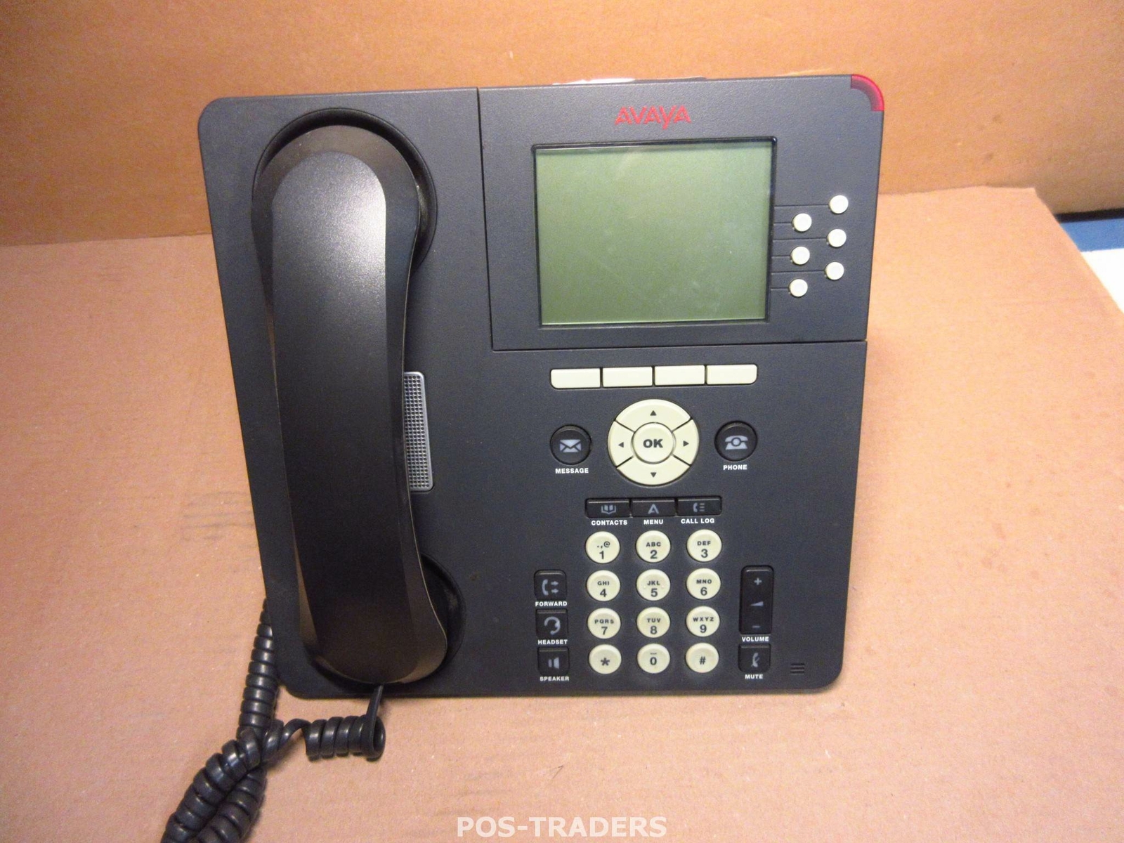 Avaya 9630G Black Digital One-X Office IP VoIP Desk Phone - INCL HANDSET & STAND