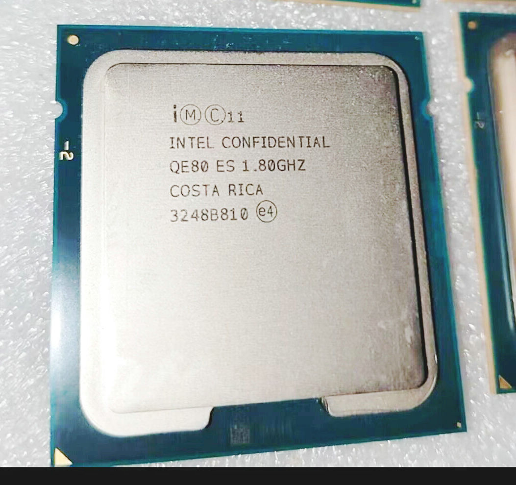 Intel QE80 ES Test Edition CPU Rare collectible