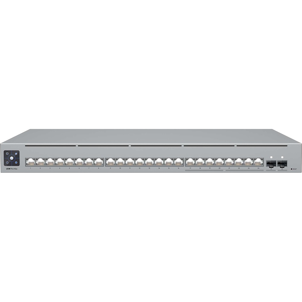 Ubiquiti Inc Pro Max 24-Port 2.5G/1G Managed Network Switch in Gray - USW-Pro-Ma