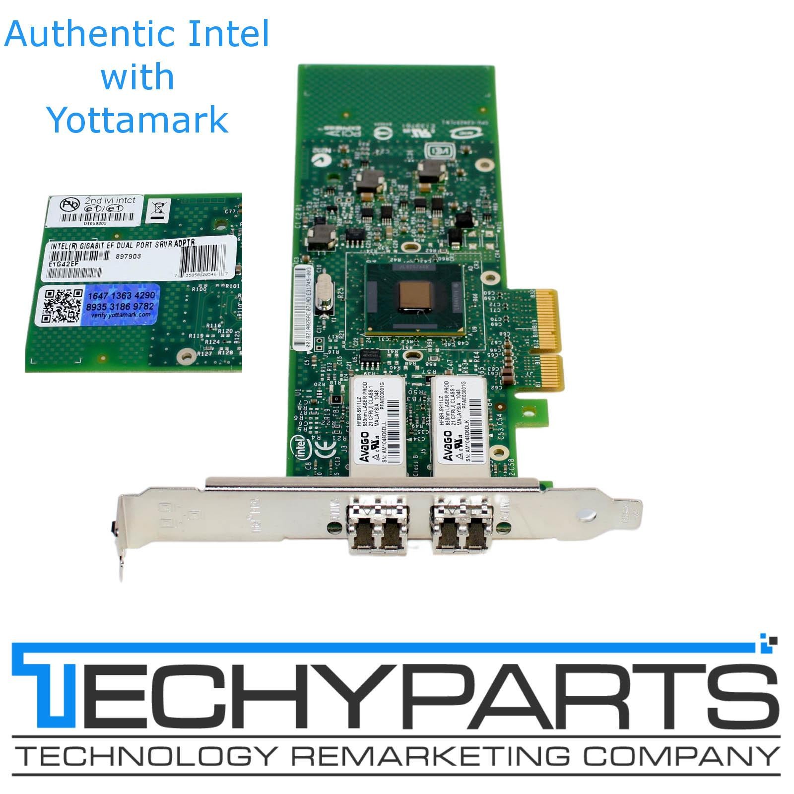Intel E1G42EF Gigabit EF Dual-Port 1000Base-SX Gigabit PCI-E 2.0 x4 Server NIC