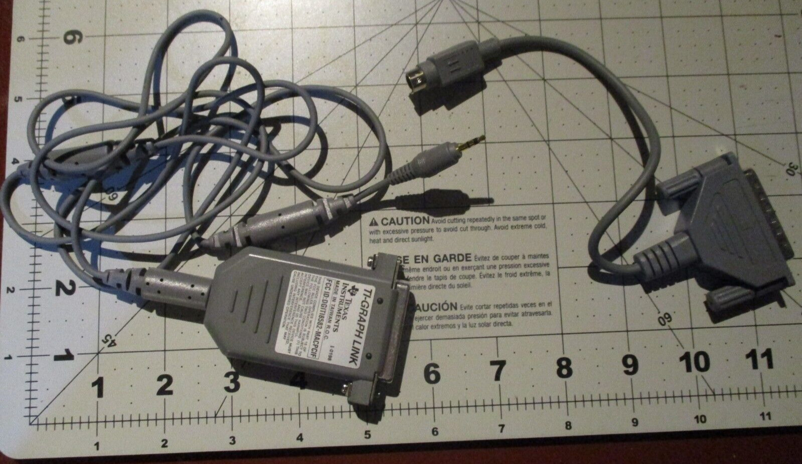 TEXAS INSTRUMENTS CALCULATOR TI-GRAPH LINK Cable PC Macintosh serial din