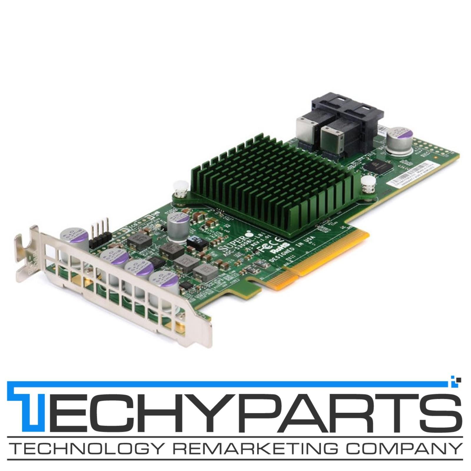 Supermicro AOC-S3008L-L8i SAS3 12G 8-Port Internal PCIe 3.0 RAID Controller SFF