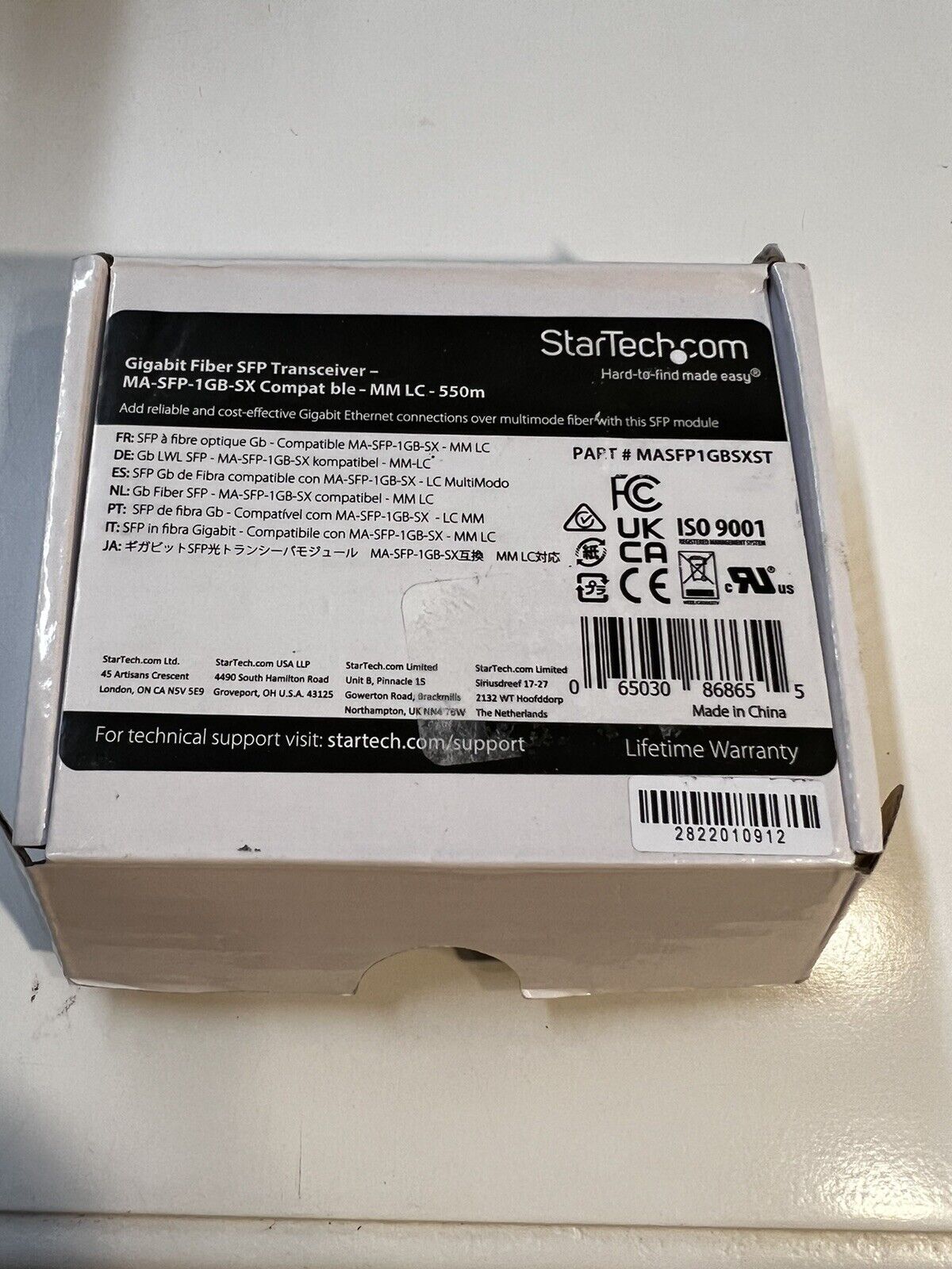 StarTech.com Cisco Meraki MA-SFP-1GB-SX Comp. SFP - 1GbE MMF Transceiver/G