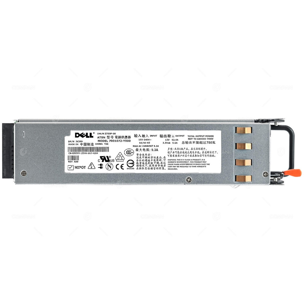 New For Dell PowerEdge 2950 2970 750W Power Supply Z750P-00 N750P-S0 JX399 NY526