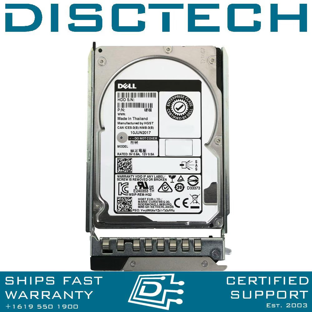 Dell 400-AUNQ / N0Y4N / 0N0Y4N 600GB 2.5" 12Gbps 10K RPM SAS HDD Kit 8FKXC