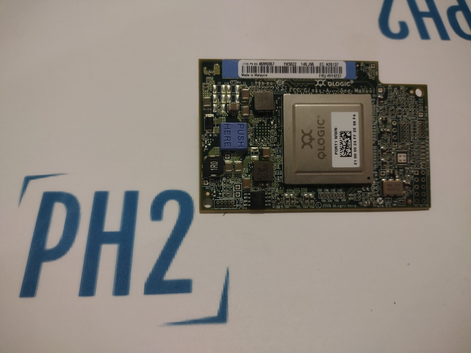 	IBM	QMI2572-IBM	46M6067	49Y4237	QLOGIC 4GB Fibre Channel Expansion Card		