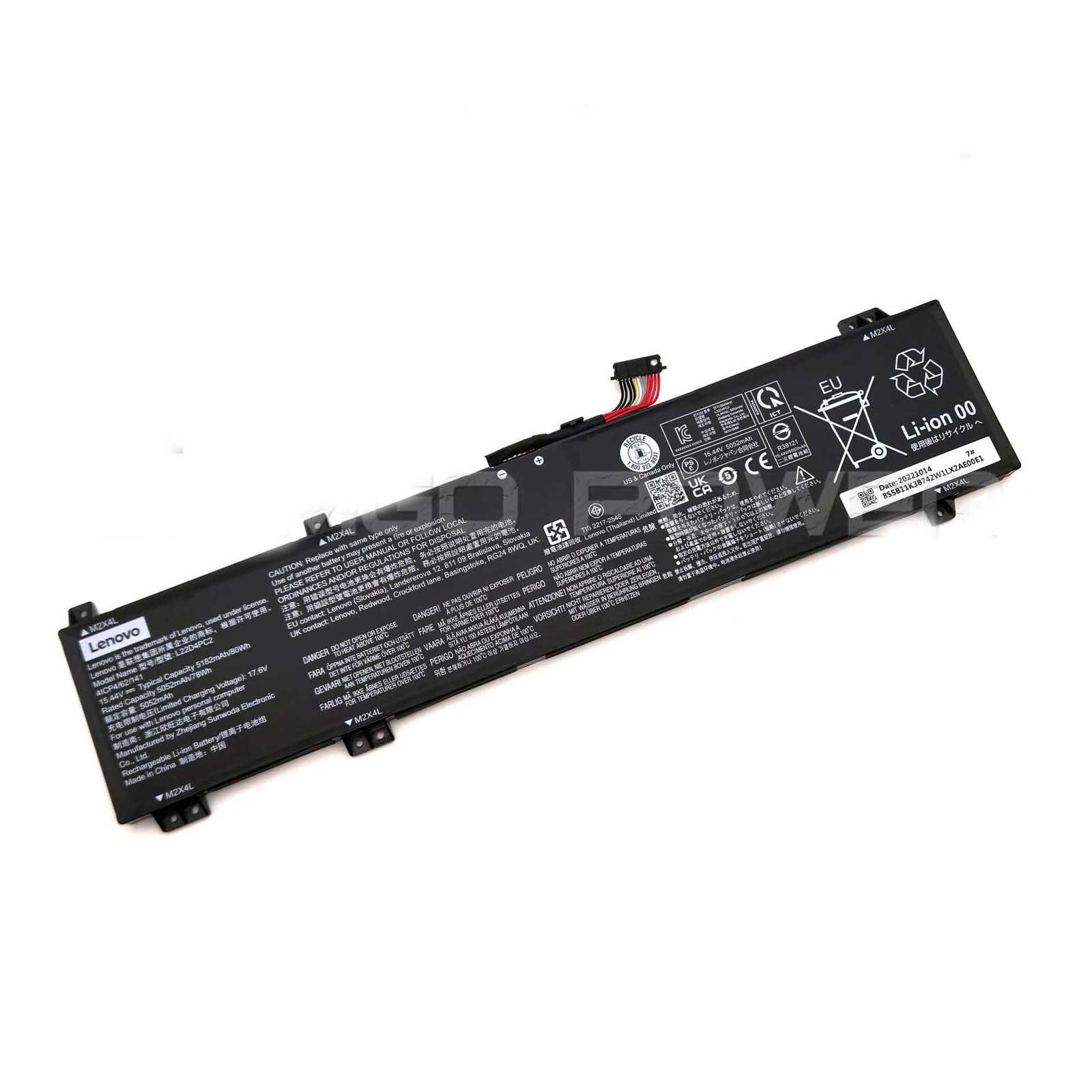 Genuine Battery L22B4PC2 L22C4PC2 L22D4PC2 For Lenovo Legion Slim5 16APH8 16IRH8