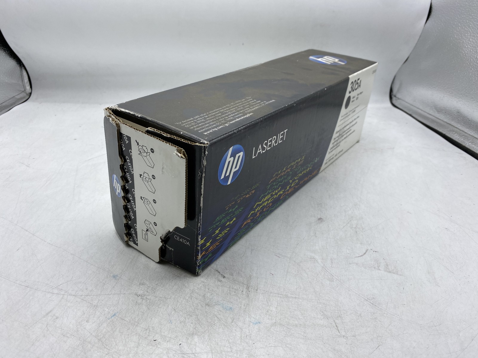CE410A (305A) OEM HP Black Toner. Open Box