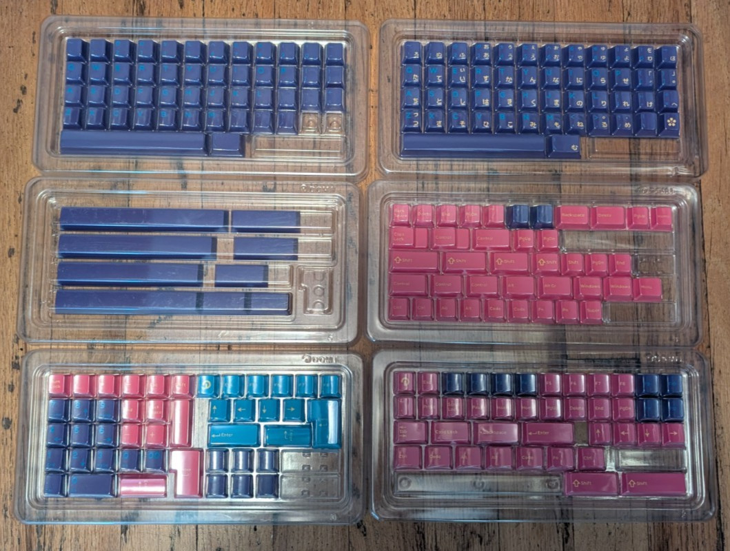 Domikey Pumper Cyber Punk Cherry Profile abs doubleshot keycap