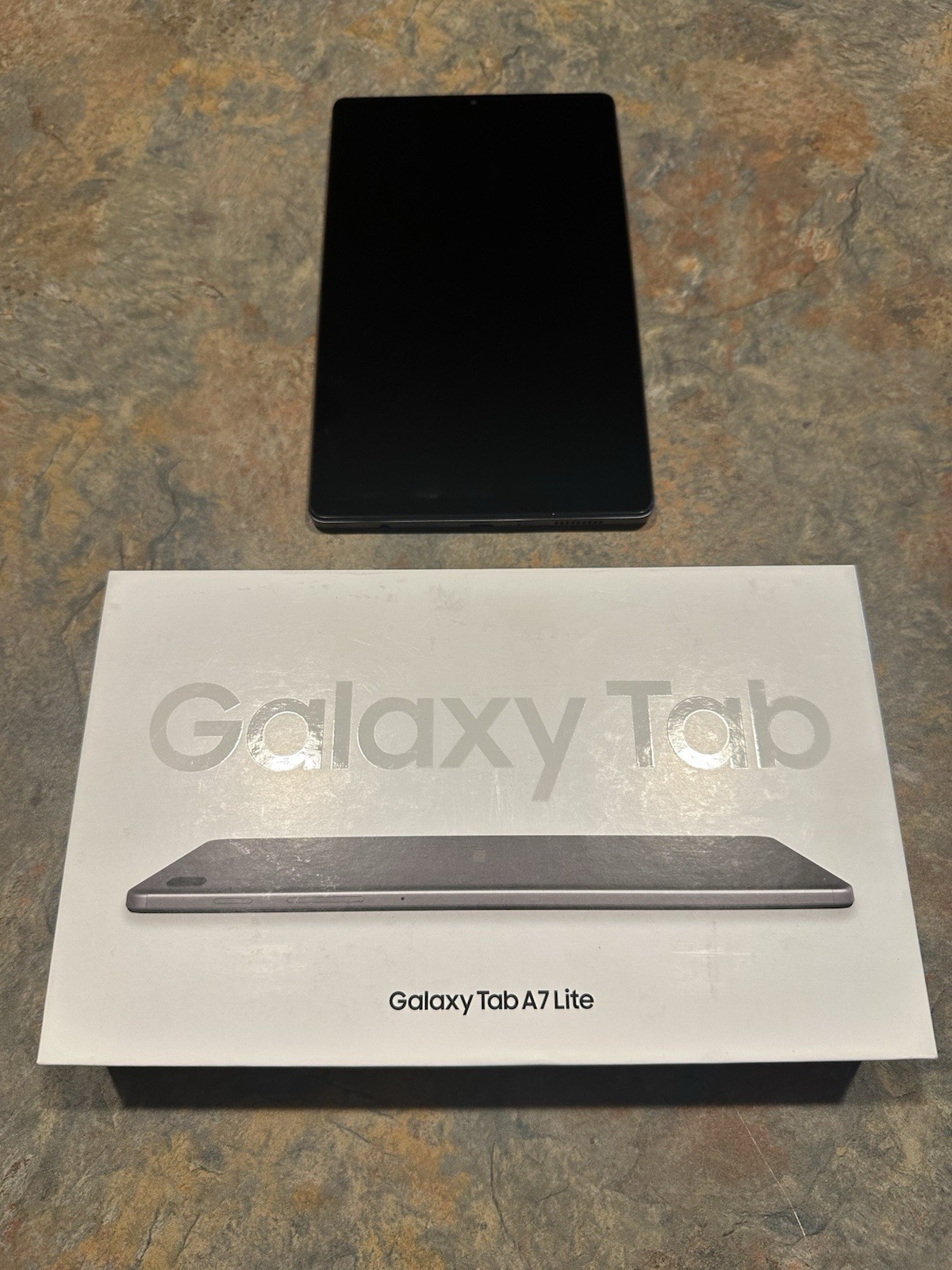 Samsung Galaxy Tab A7 Lite 32GB 8.7" Tablet with Purple Case Bundle