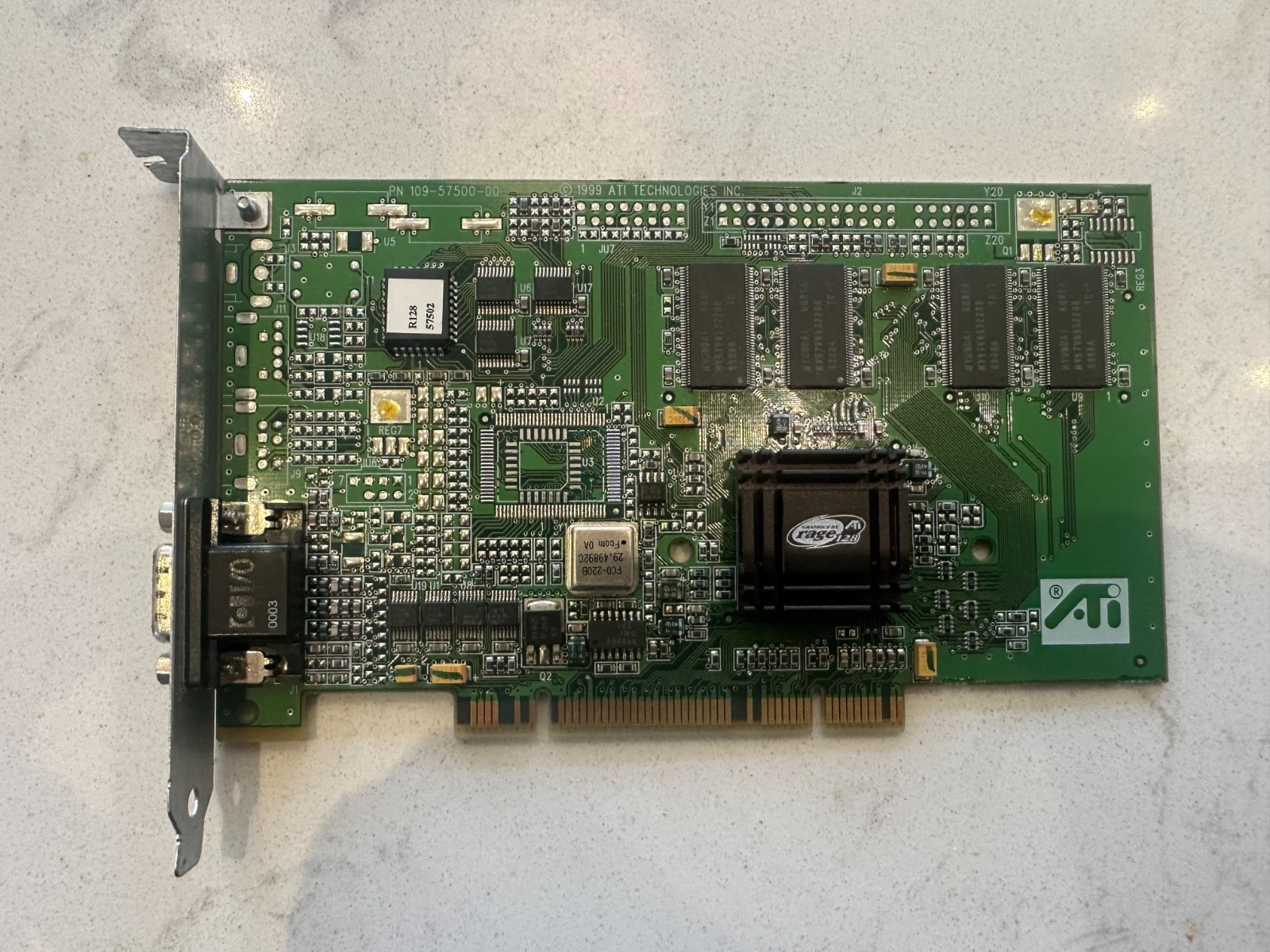 Vintage ATI Rage 128 Video Card AGP 1025750301 109-57500-00