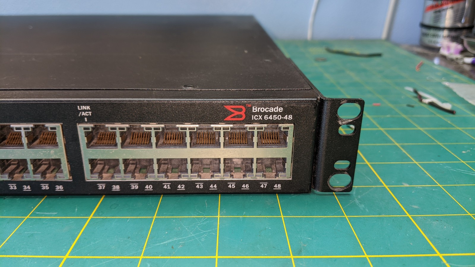 Brocade ICX6450-48 48-Port, Gigabit Ethernet Network Switch, Tested Working