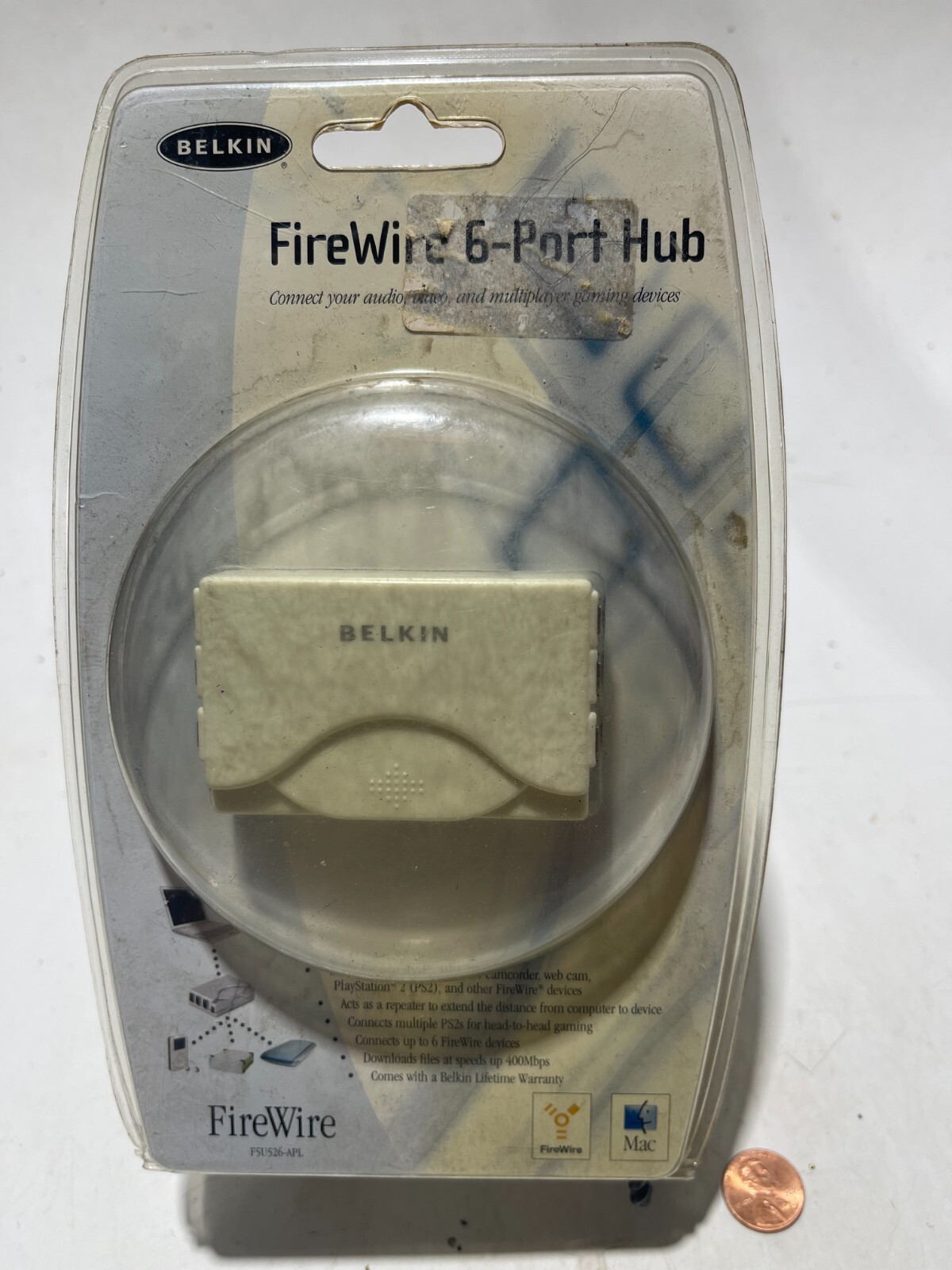 Belkin USB 2.0 & Firewire 6-Port  Hub For Mac (F5U507)