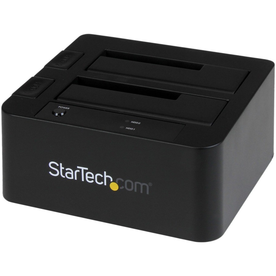 StarTech Dual-Bay USB 3.0 / eSATA to SATA Hard Drive Docking Station, 2.5/3.5"