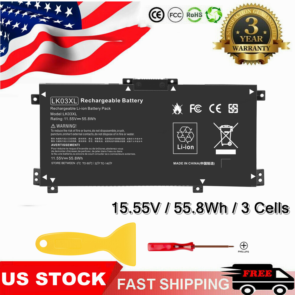 LK03XL Battery Genuine for HP Envy X360 15-BP 15-BQ 15-CN 916368-541 L09281-855