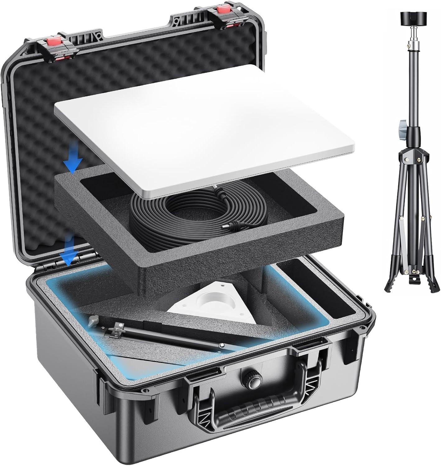 Travel Case for Starlink Mini with Tripod - Accessories Kit for Star Link