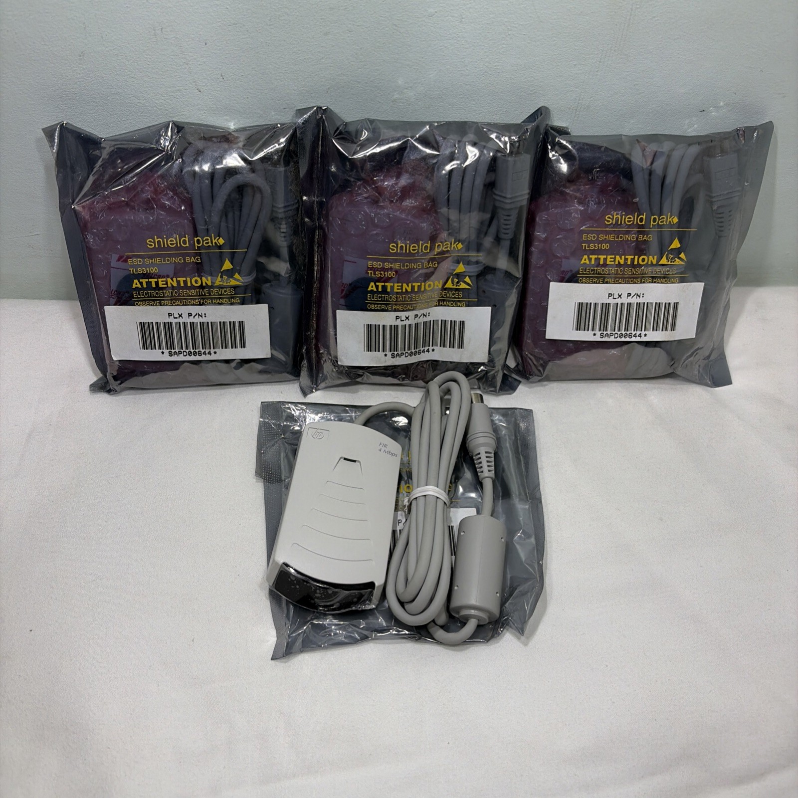Lot of 4 Hewlett Packard C4103A Infrared Connect FIR 4Mbps IrDA for LaserJet
