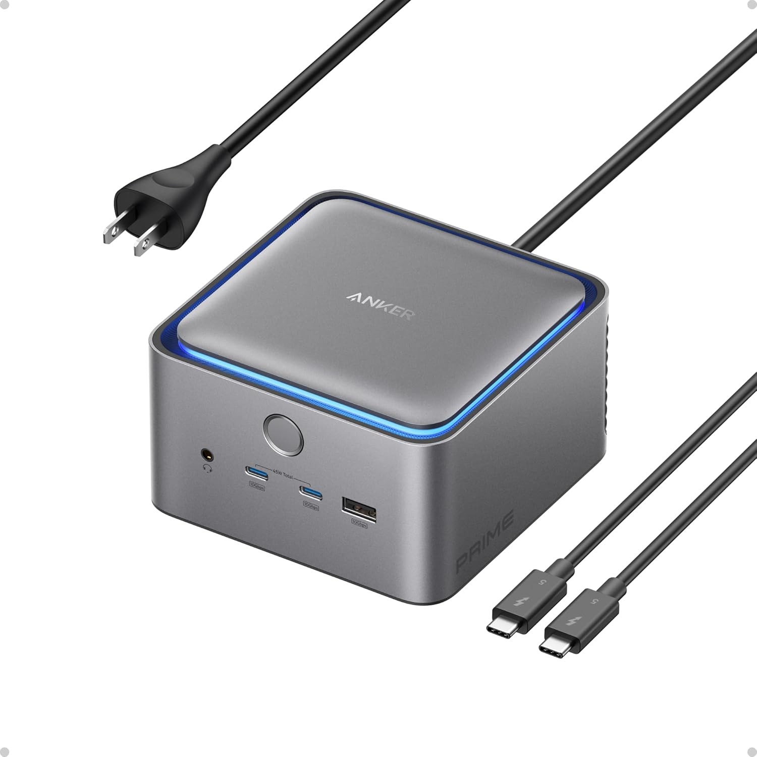 Anker Prime TB5 Docking Station, 14-in-1 Thunderbolt 5 Dock with 120Gbps Max