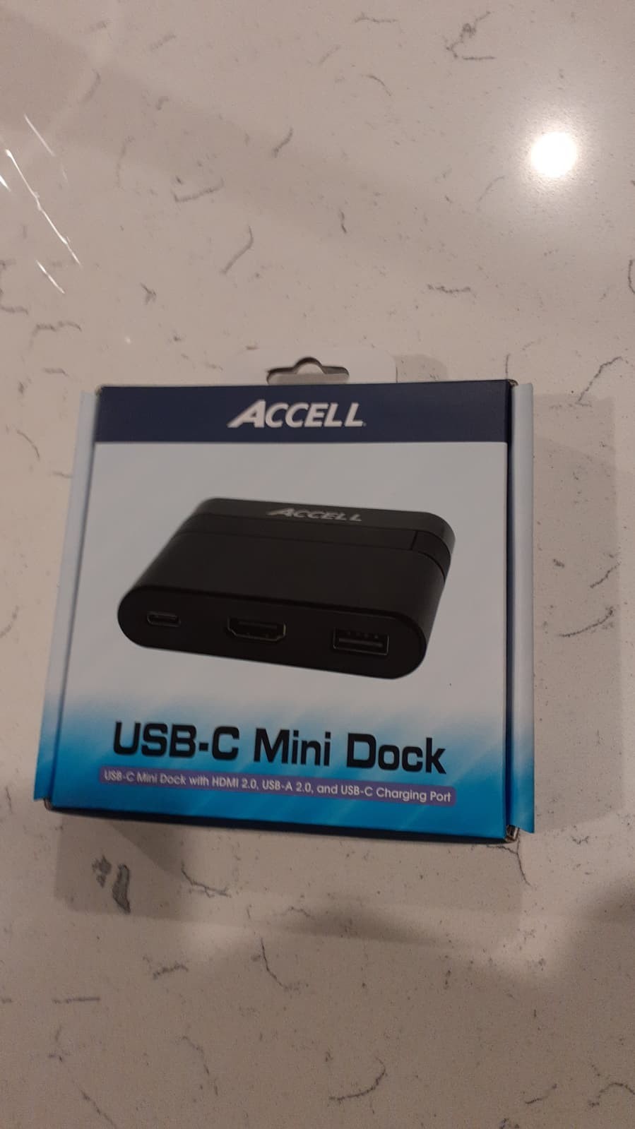 Accell USB-C Mini Dock with HDMI 2.0, USB-A 2.0, and USB-C Charging Port