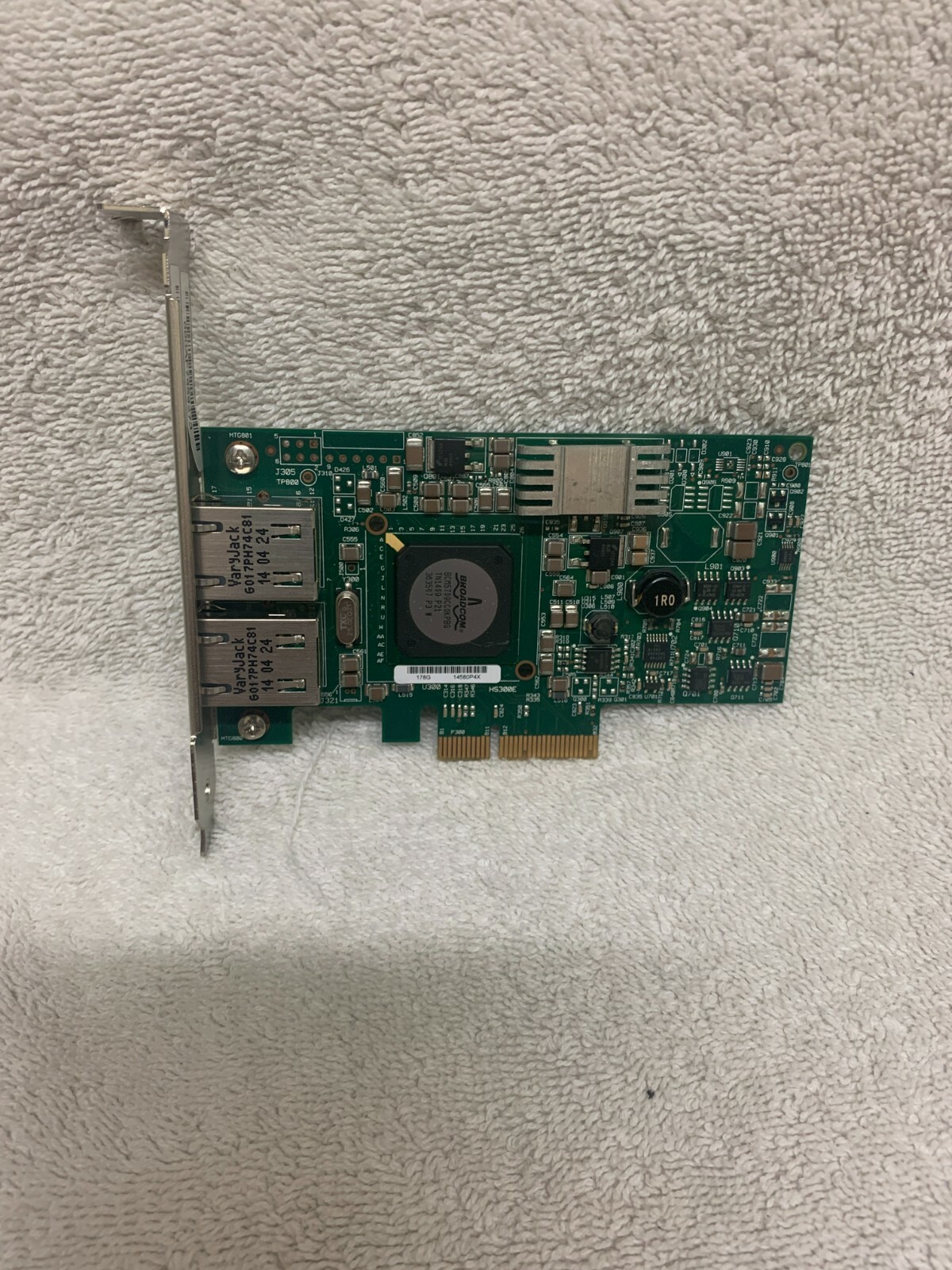 Lot of 4 Dell Broadcom 5709 Dual Port Gigabit Network Adapter 0G218C2