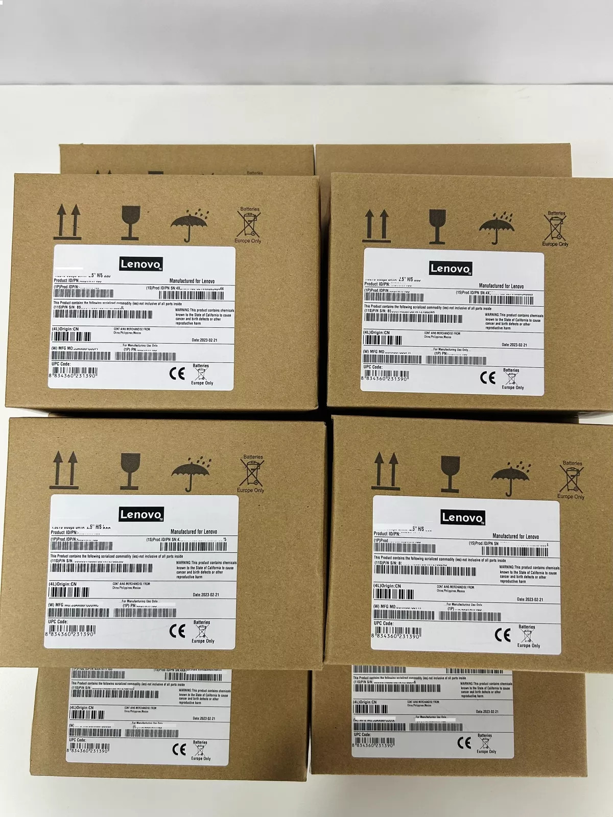 NEW Lenovo 4XB7A64360 02YH157 480GB ThinkSystem 2.5" 6Gb SATA Hot Swap SSD