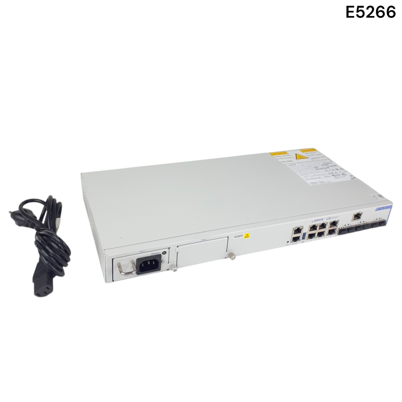 Adva FSP 150-GE114Pro 1078904720-01 Etherjack Carrier Device W/Power Cable E5266