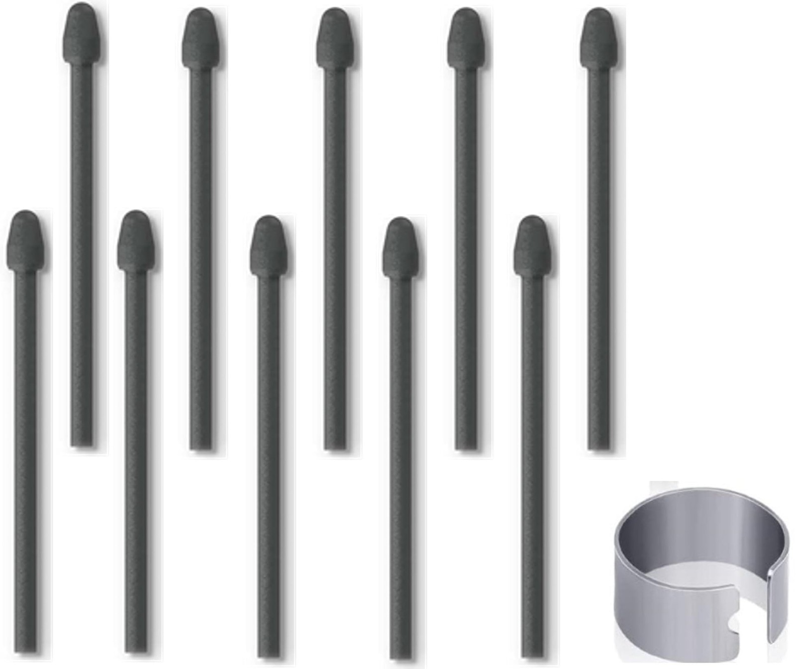 10PCS Marker Tips for Remarkable Pen 1.5 x 2 x 0.3 inches, Tips-Black
