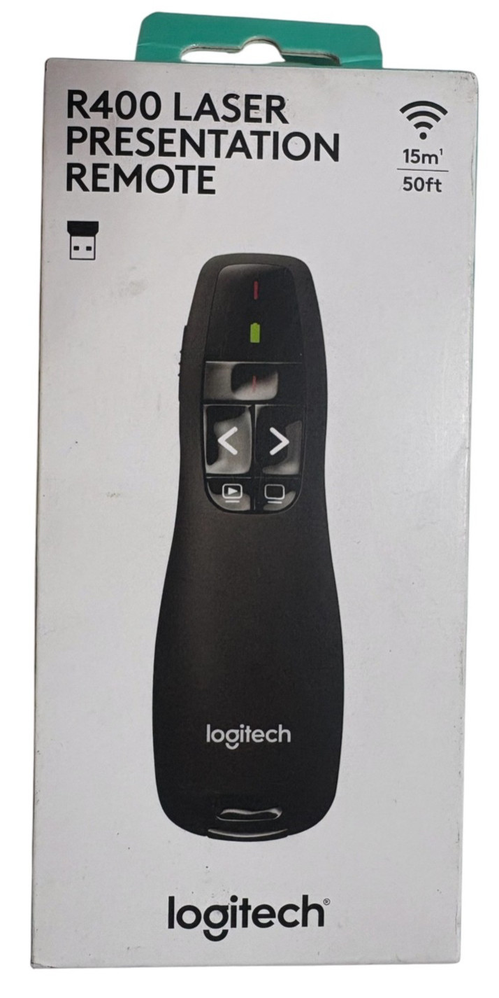 Logitech Wireless Projector: Presentation Remote, Laser Pointer Accessory
