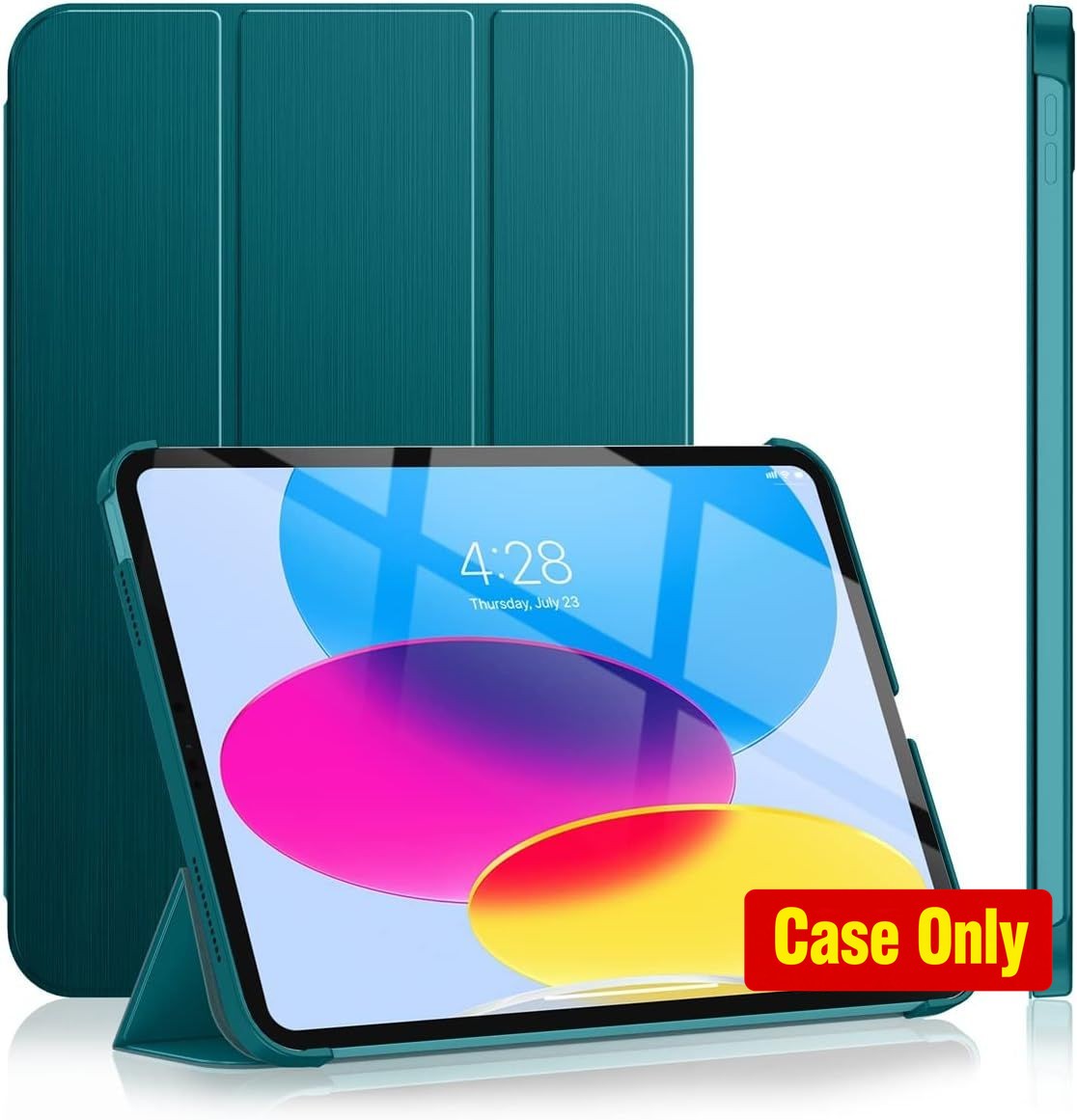 Tablet Case for iPad 11th Gen 2025 & 10th Gen 2022, Slim Trifold Stand, Teal