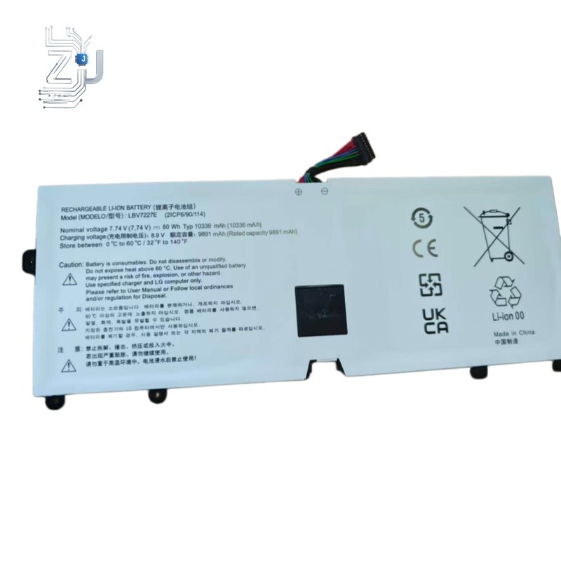 New LBV7227E 80Wh   Battery for LG gram 15Z90N 17Z90N 16ZD90P 16Z90P