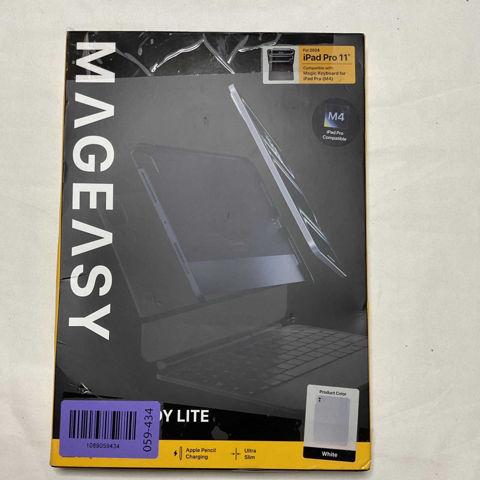 CoverBuddy Lite Case for iPad Pro 11” M4 (2024/2025) Magic Keyboard Black