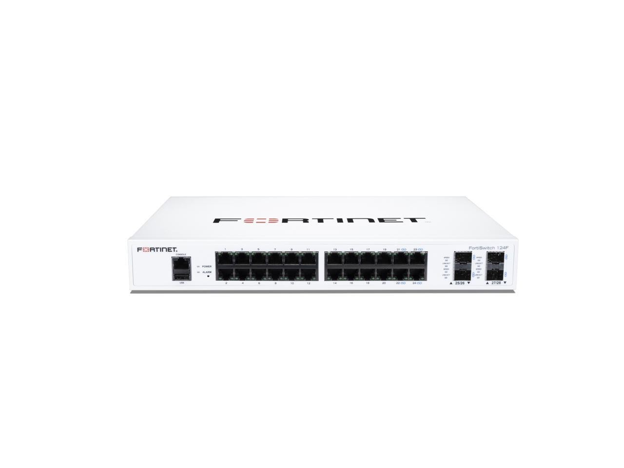 Fortinet FortiSwitch-124F Layer 2 FortiGate switch controller compatible switch