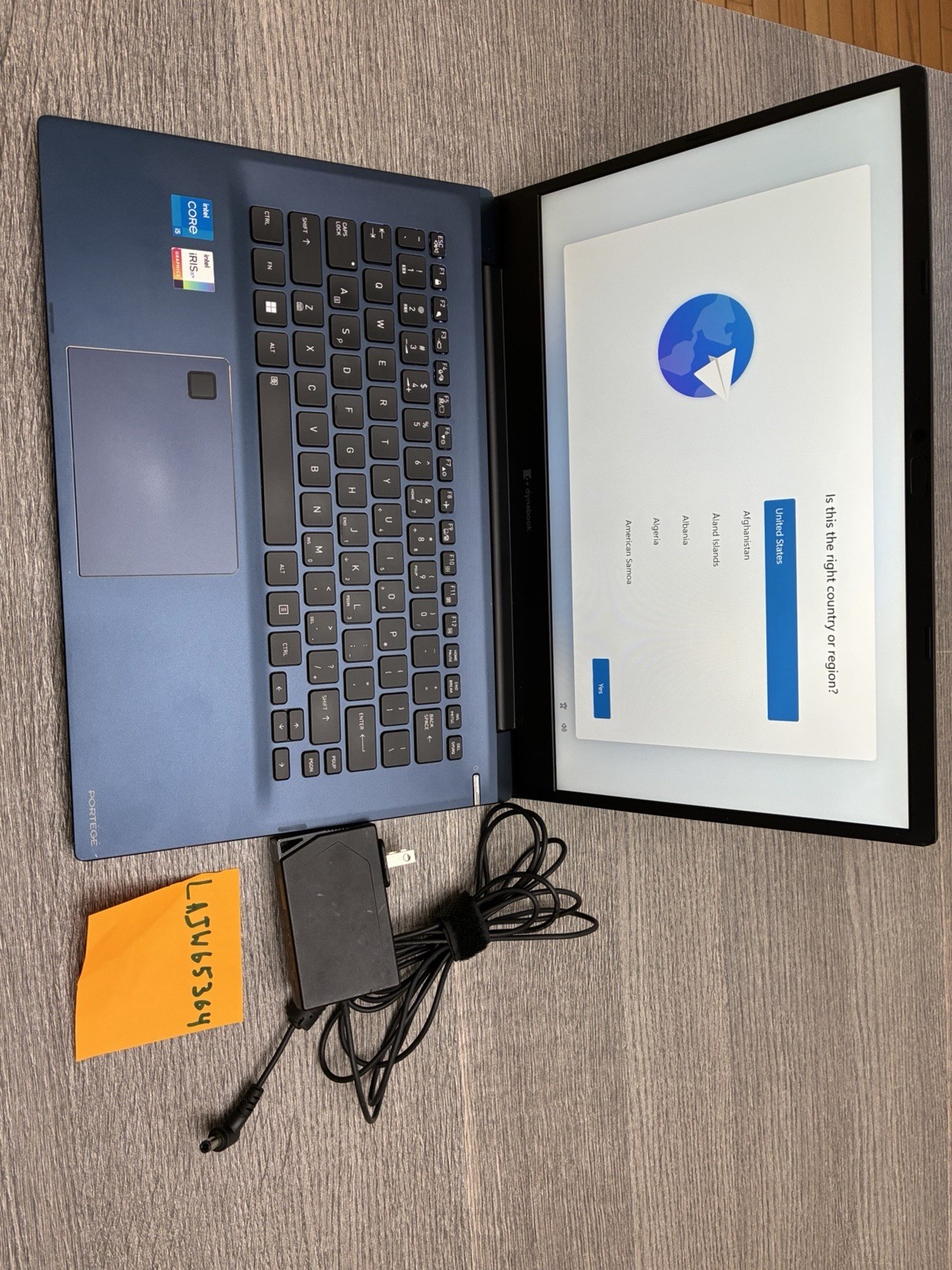 Dynabook Portégé X40-K 14" Laptop Intel i5 12th Gen 8GB RAM 256GB SSD Windows 1