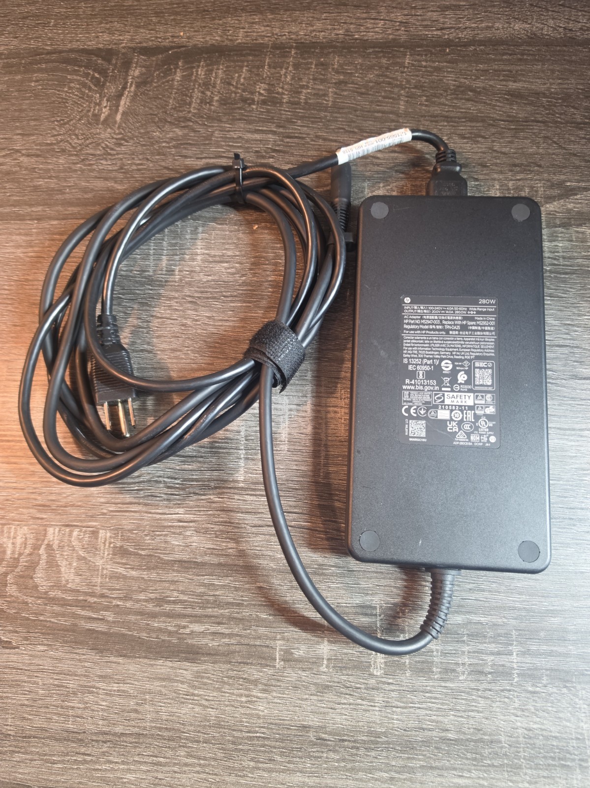 HP OEM Slim AC Adapter Charger 280W 20V 14A TPN-DA25 7.4mm M52947-003 M52952-001