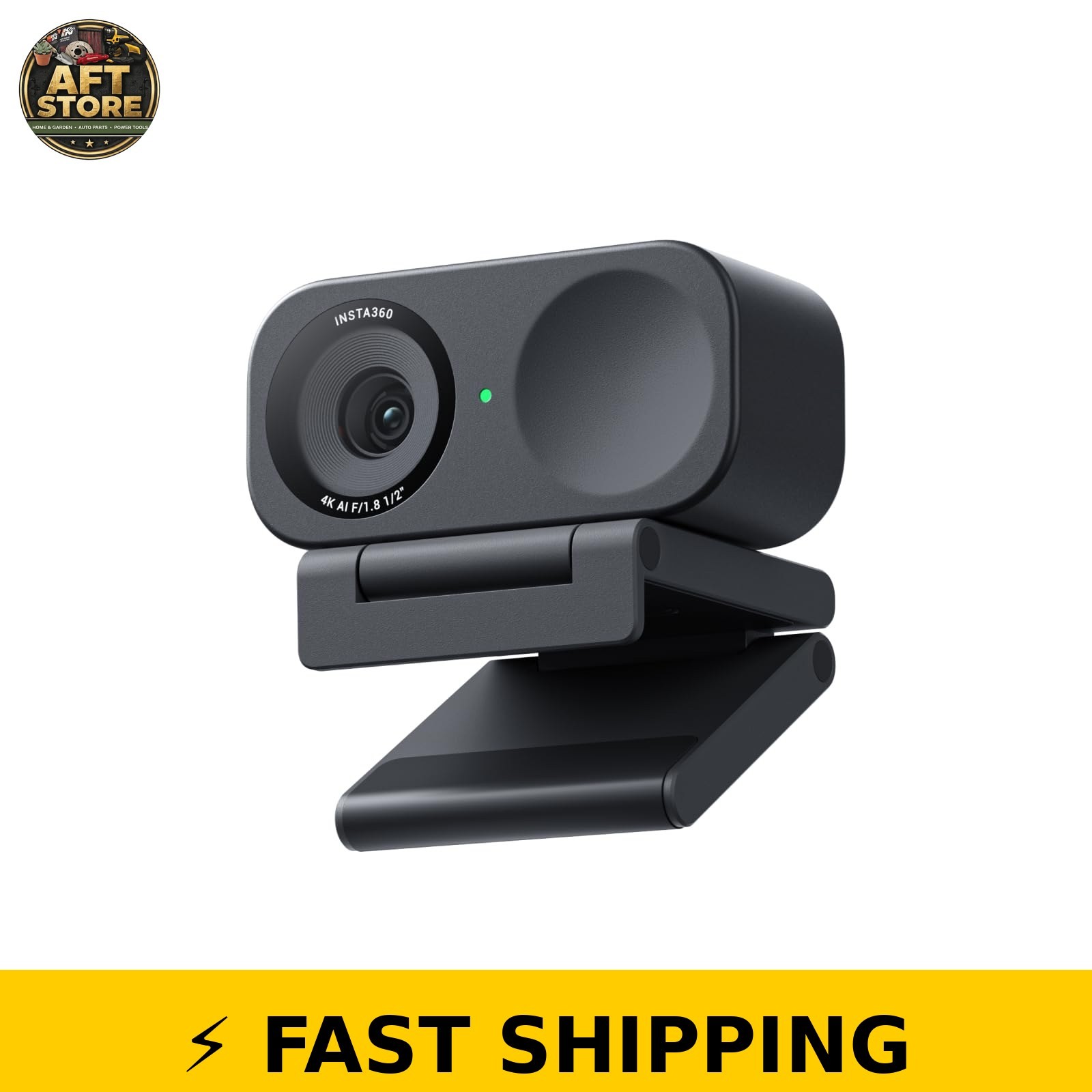 Insta360 Link 2C 4K Webcam for PC/Mac - Auto Framing, HDR, AI Mic