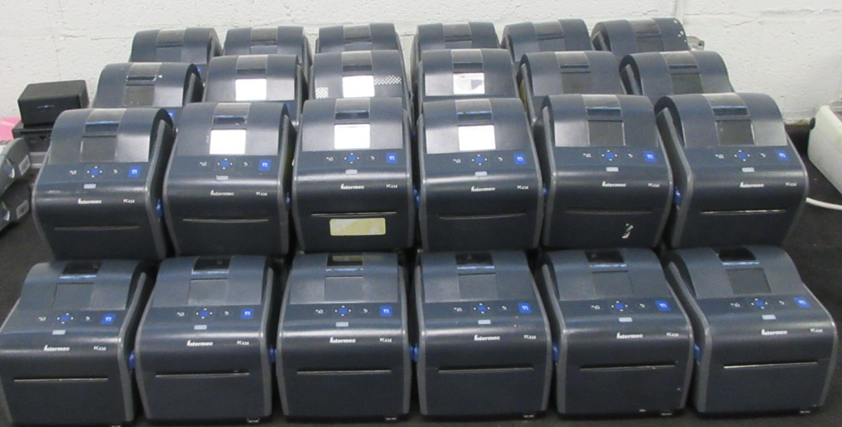 lot of 42 Intermec PC43d Direct Thermal Label Printer USB Ethernet