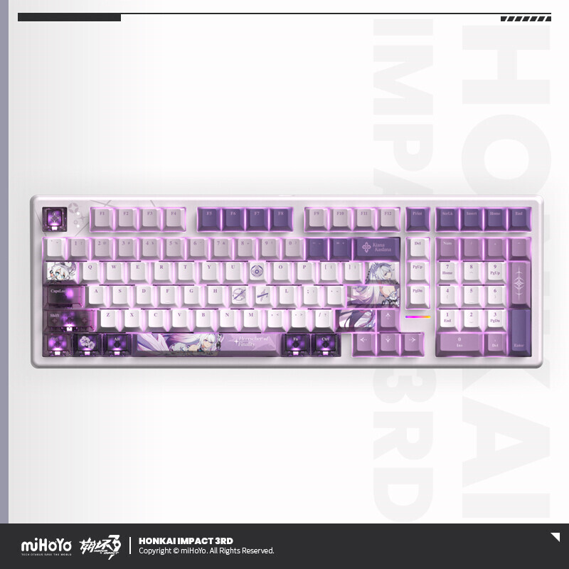 Official Honkai Impact 3 Kiana Kaslana Mechanical Keyboard RGB Wireless Keyboard