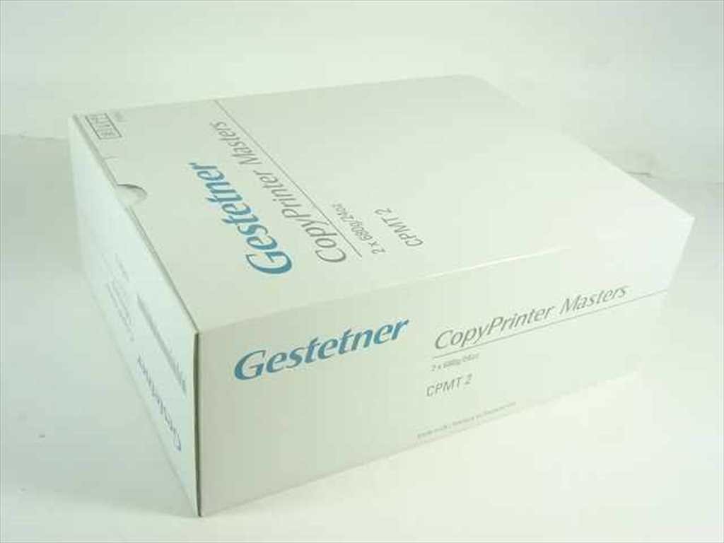 Gestetner 2730920 CPMT2 CopyPrinter Masters Refill 2-Roll Box 550000 Yield