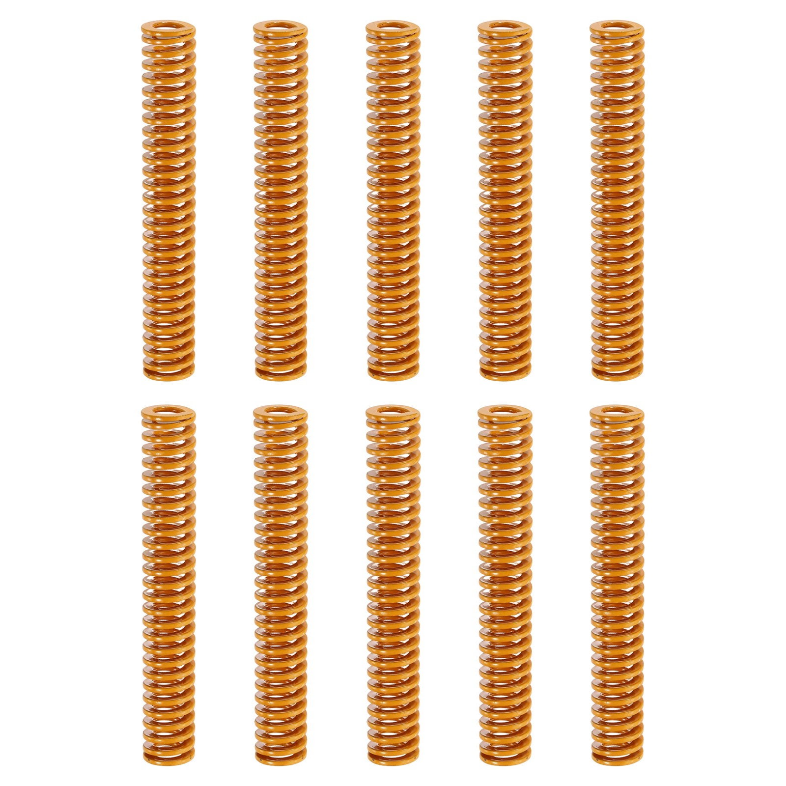 10pcs 3D Printer Heating Bed Spring, 12mm OD 80mm Length 3D Printer Parts